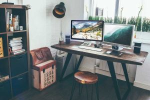 using console table as a desk